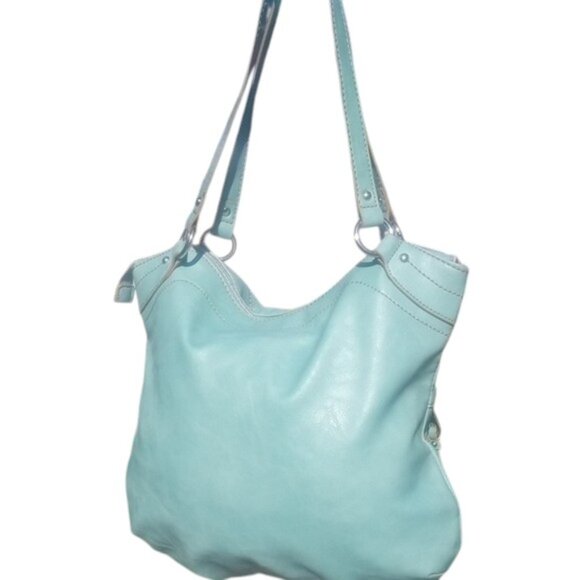 Relic Prescott Collection Shoulder Hobo Bag Purse | Teal | Top Zip | EUC - Picture 3 of 8